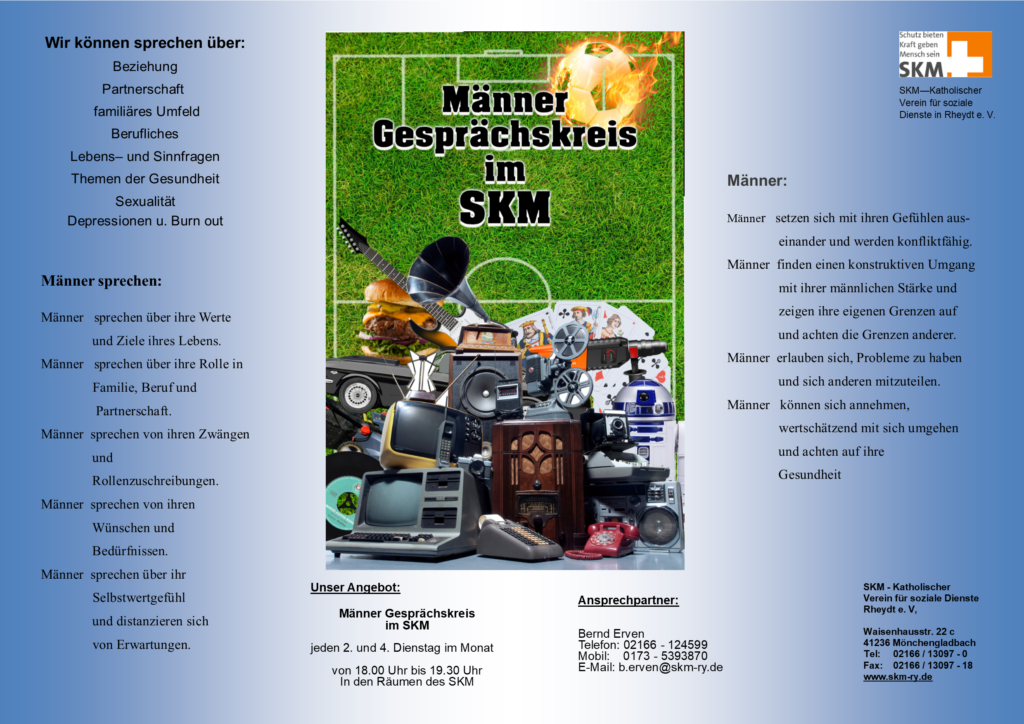 Männergesprächskreis Flyer